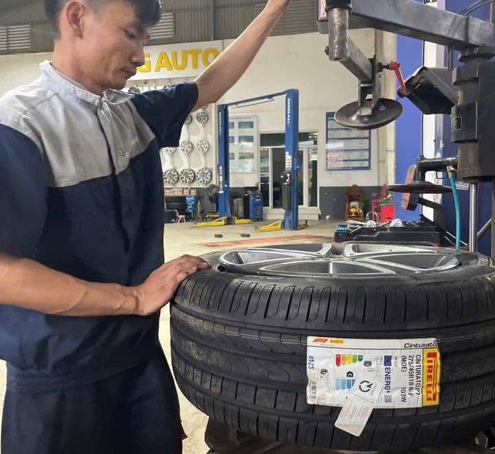 vá lốp xe ô tô tại phi long
